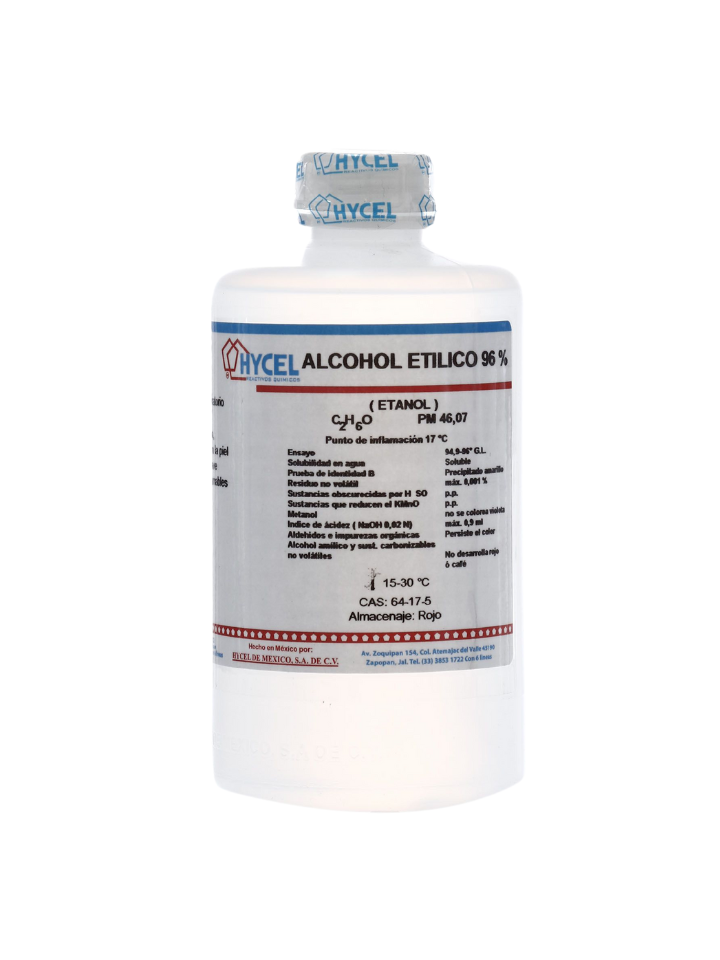 Alcohol etílico, etanol 96 1L