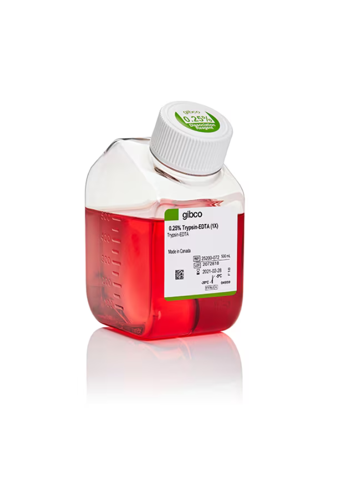 Tripsina-EDTA 0.25% rojo de fenol 500 ml