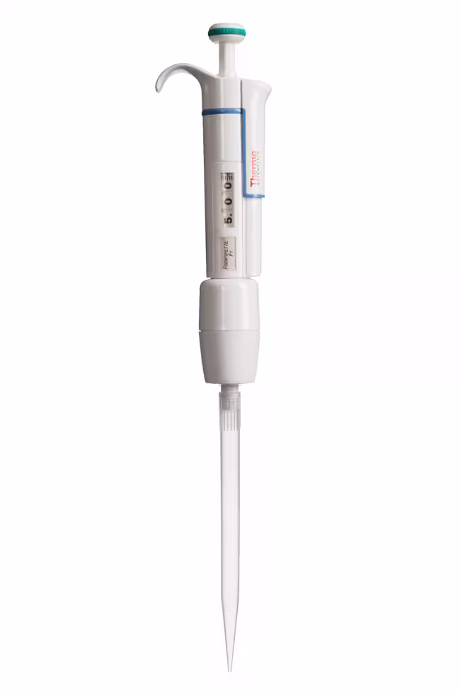 Micropipeta monocanal digital F1 rango de 0.2 a 2 ul con punta micro