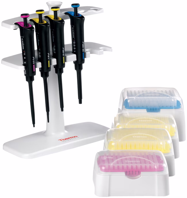 Kit de micropipetas monocanales digitales F2 Kit 4 2-1000 ul