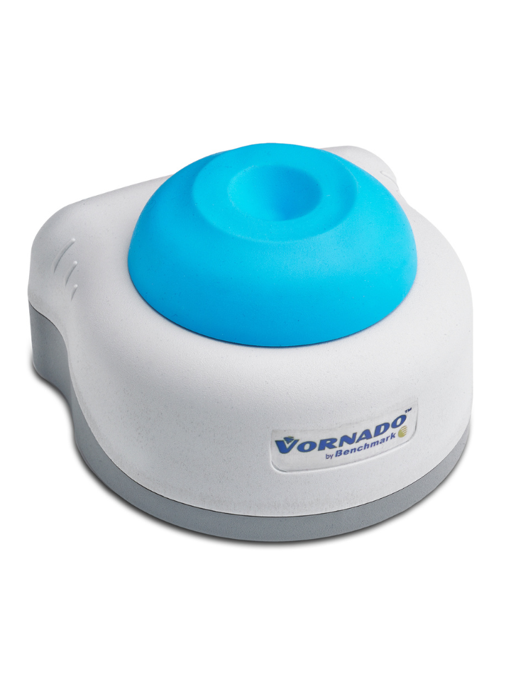 Agitador vortex miniatura Vornado con cabezal azul 100-240V