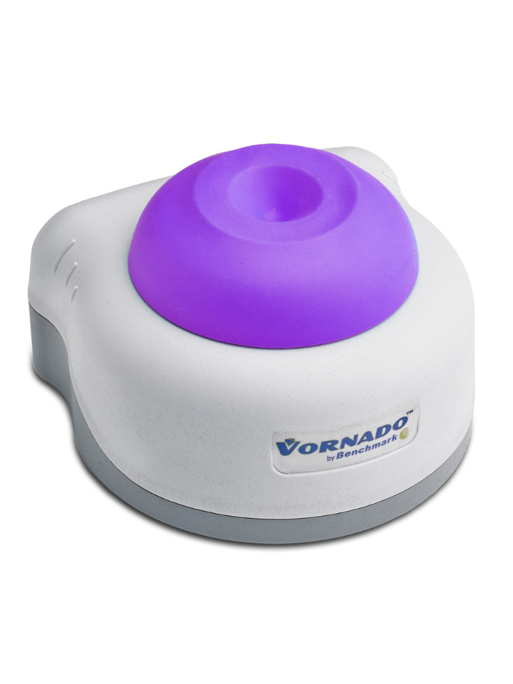 Agitador vortex miniatura Vornado con cabezal púrpura 100-240V
