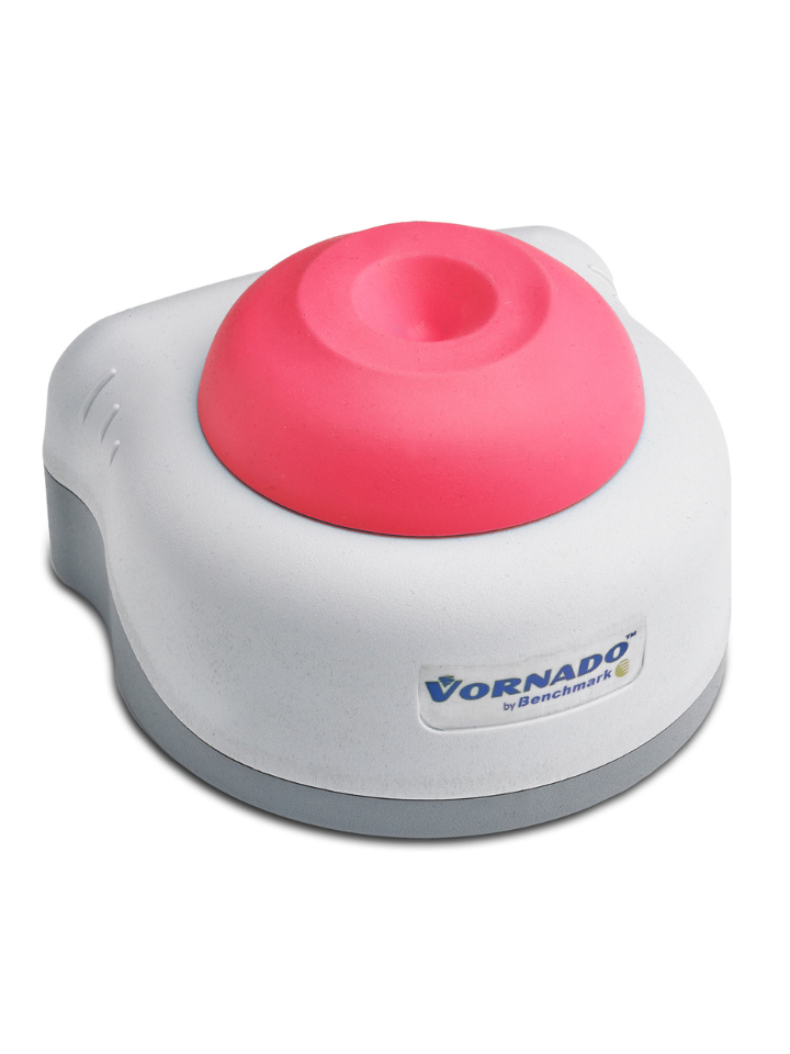 Agitador vortex miniatura Vornado con cabezal rojo 100-240V